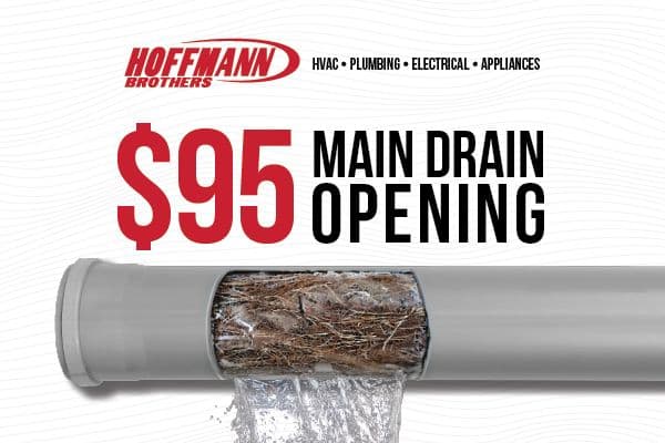 Display Ad: Hoffmann Brothers $95 Main Drain Opening