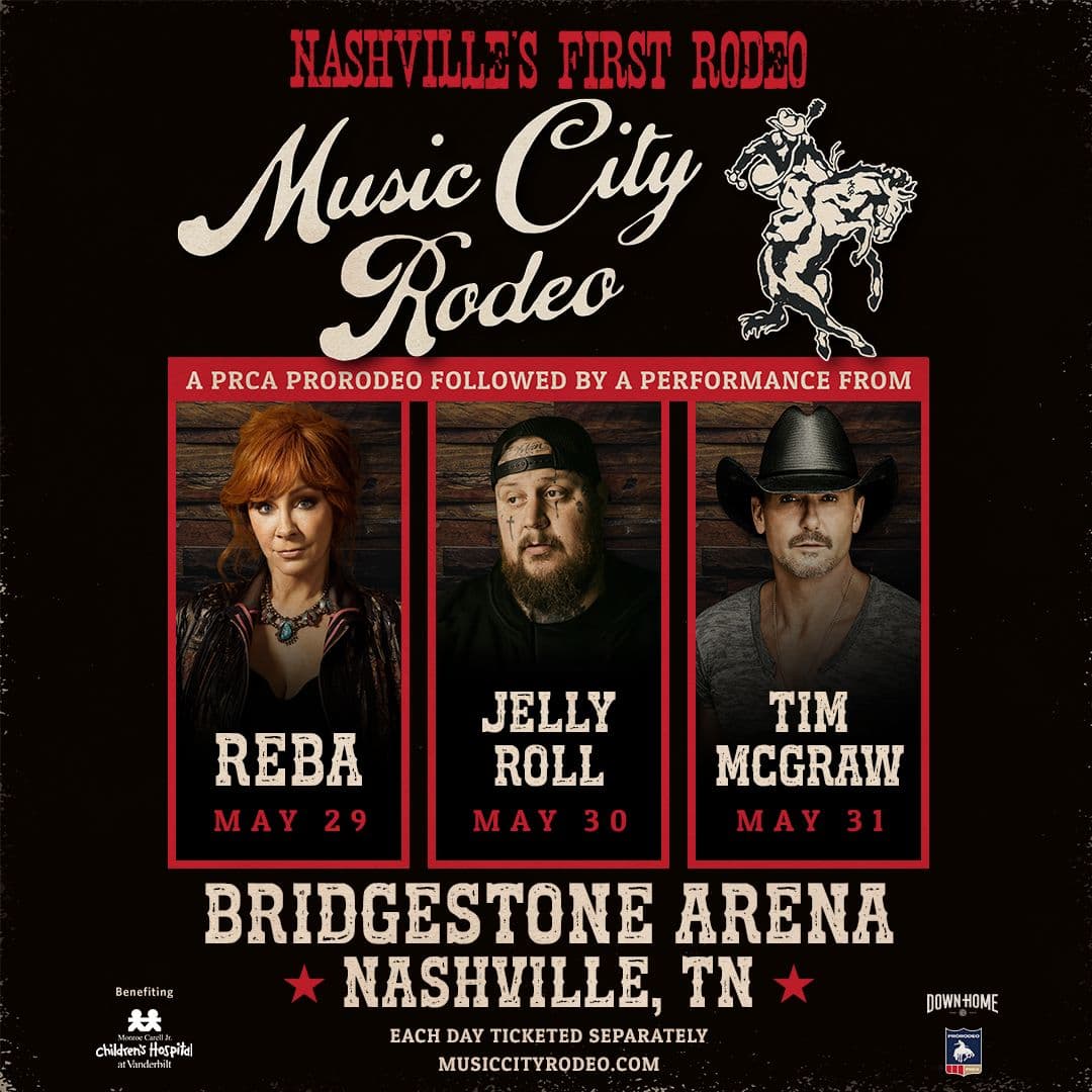 The Music City Rodeo at Bridgestone Arena May 29, 30, & 31